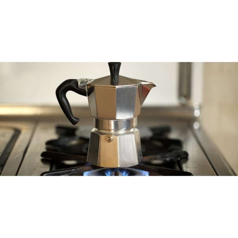 Jual Eworld Espresso Coffee Maker Moka Pot Teko Stovetop Filter 300ml 6 Cup Online Maret 2021 Blibli