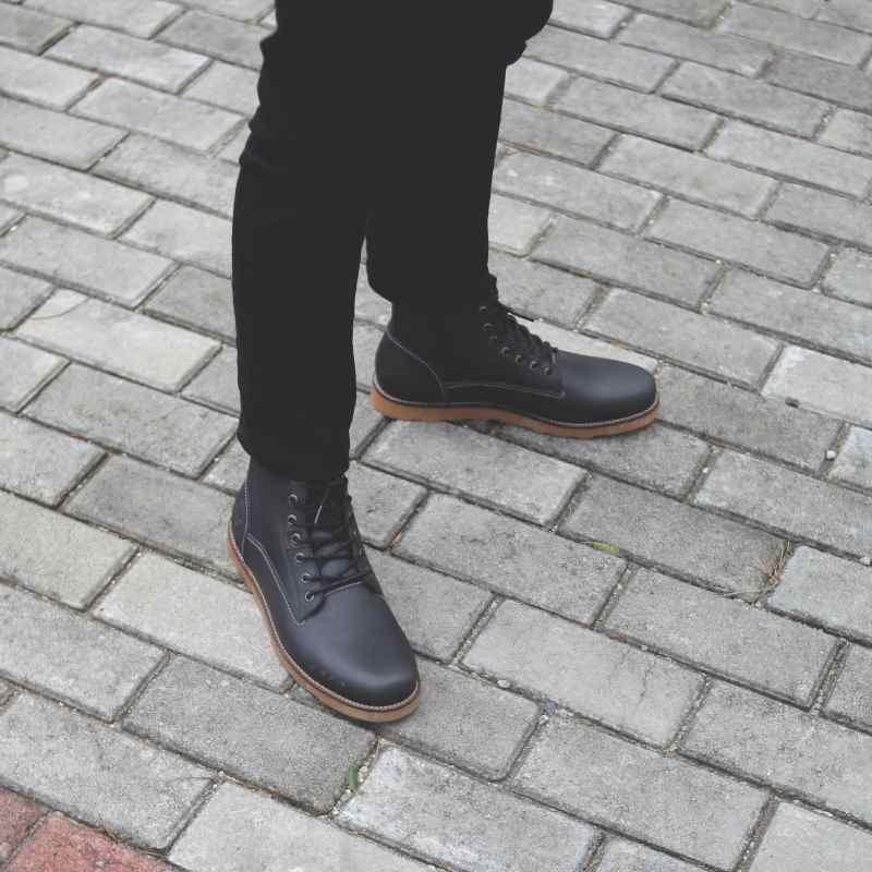 black booties casual
