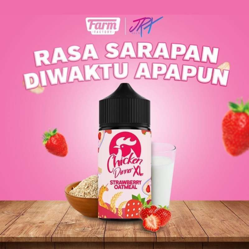 Jual Liquid Chicken Dinner Xl Strawberry Oatmeal 100ml 3mg Di Seller Nnvape Cengkareng Barat Kota Jakarta Barat Blibli