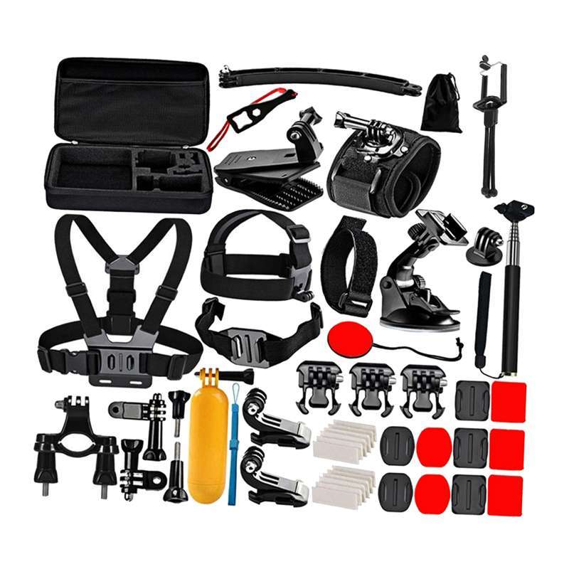 50 in 1 action camera accessory kit for gopro hero9 8 black 7 6 5 4 3 3 2 1