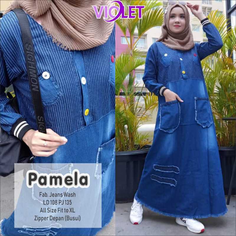 Jual Gamis Jeans Wanita Terbaru Dress Levis Wanita Dress Denim Wanita Jumbo Murah Mei 2021 Blibli