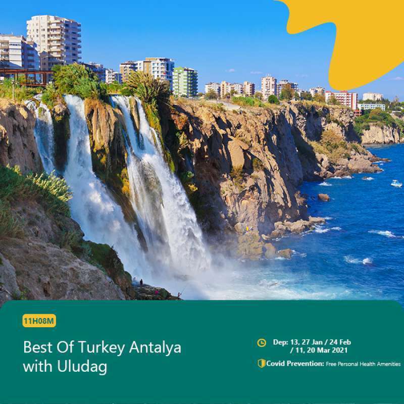 Jual Promo All In Best Of Turkey Antalya With Uludag Cost Saver Mt3tk Paket Tour Luar Negeri Hemat Bayu Buana Travel 11 Hari 8 Malam Online Februari 2021 Blibli