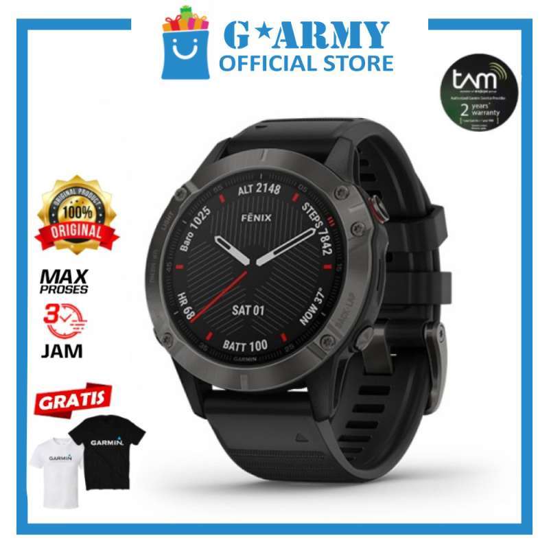 Jual Garmin Fenix 6 Sapphire 010-02158 