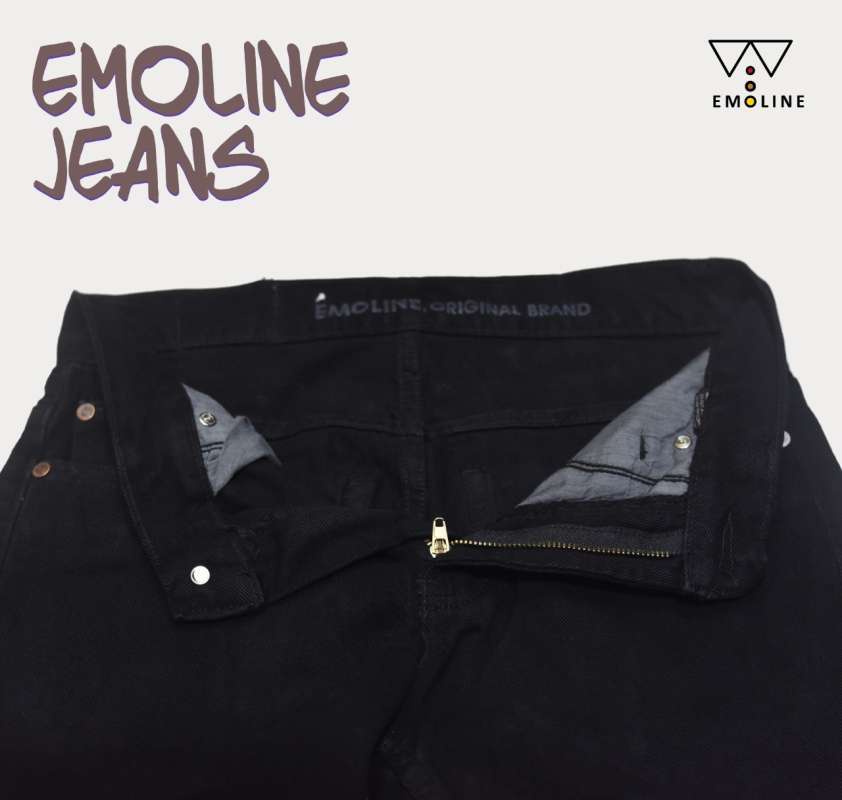 Promo Emoline Straight Jeans Basic Men 