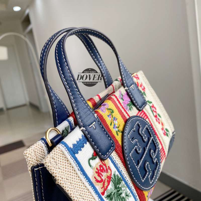 Ella webbing patchwork store tote