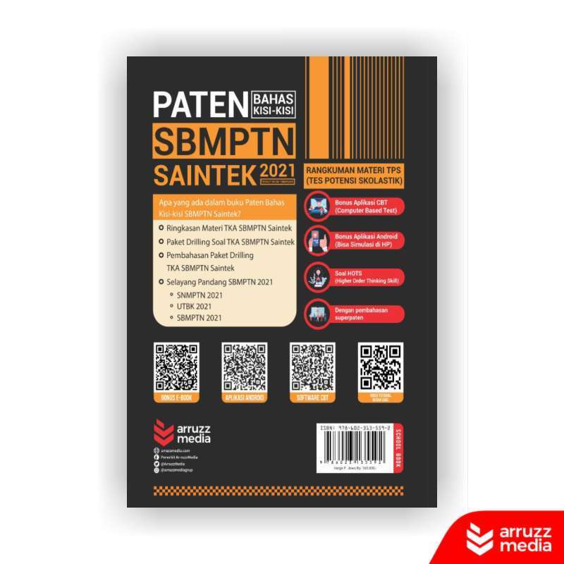 Jual Buku Sbmptn Saintek 2021 Utbk Dan Soal Hots Online April 2021 Blibli