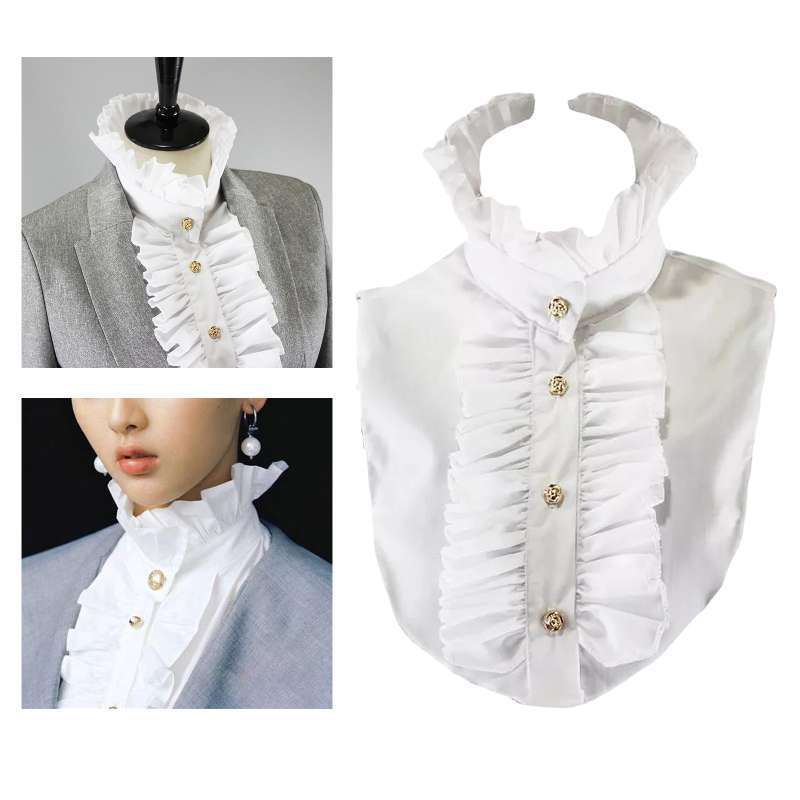 Half Shirt Blouse Detachable Fake Stand 