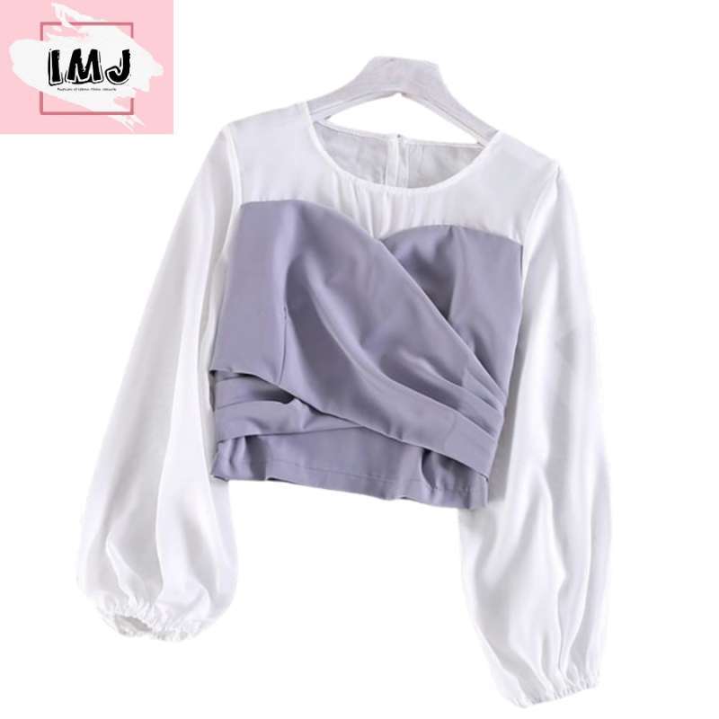 Blouse Wanita Lengan Panjang - Jual Blouse Wanita Lengan Panjang Korea Kota Yogyakarta Lta Series Tokopedia - 41 cm lingkar dada :