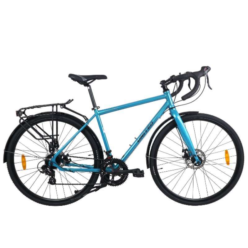 Jual United Gianicolo Sepeda Touring 700C Biru Frame 48 di