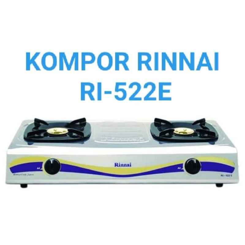 Promo Rinnai kompor gas 2 tungku seri 522C/ 522E/ 522A/ 522S Diskon 11% di  Seller Mommy kitchen - Mommy kitchen | Blibli