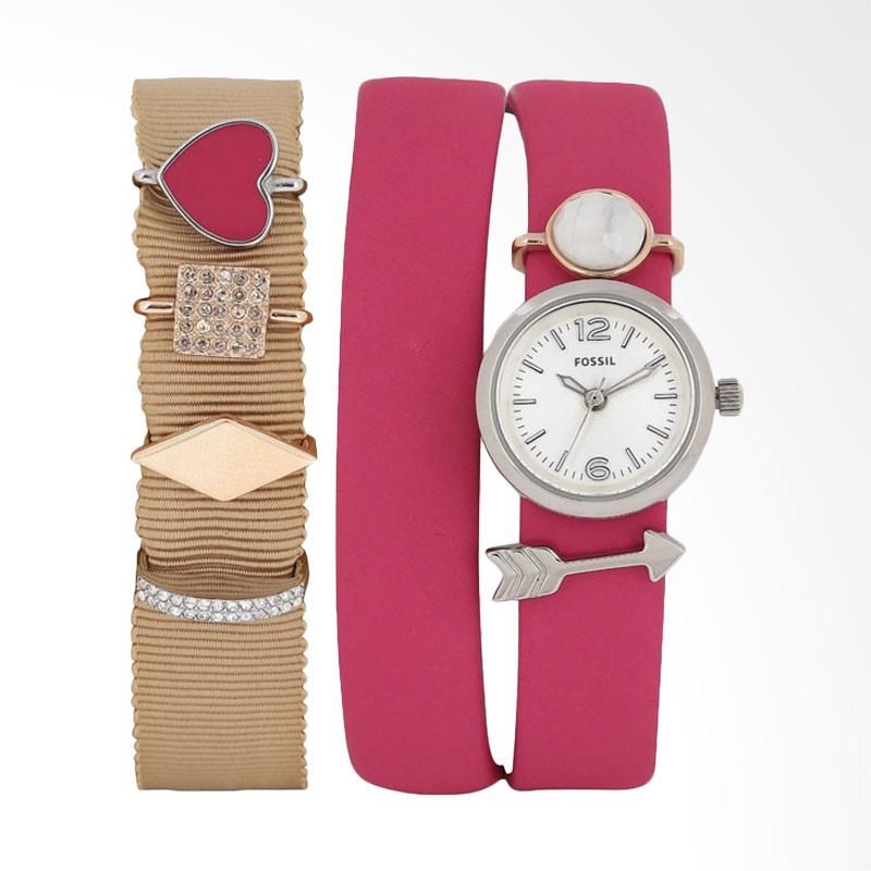 Fossil double wrap watch discount