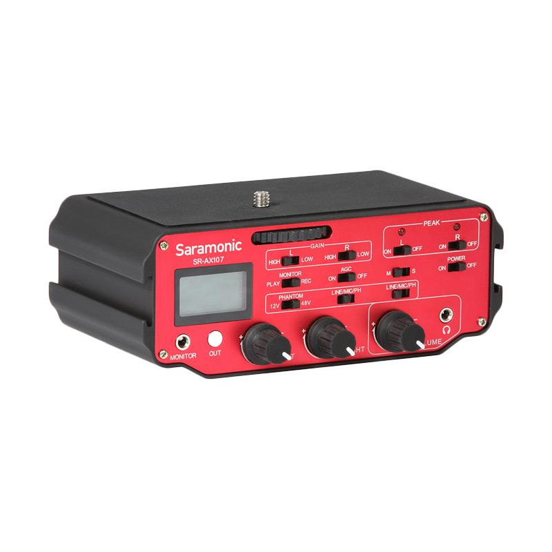 FOCUS NUSANTARA SARAMONIC SR-AX107 XLR Audio Adapter Pre-amplifier