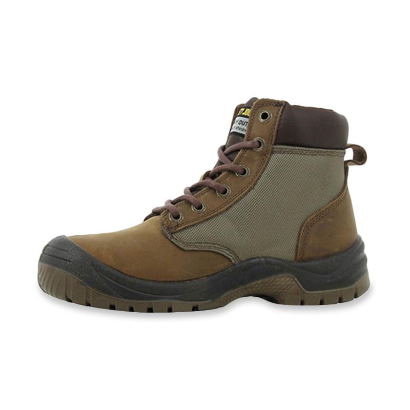 brown steel toe shoes