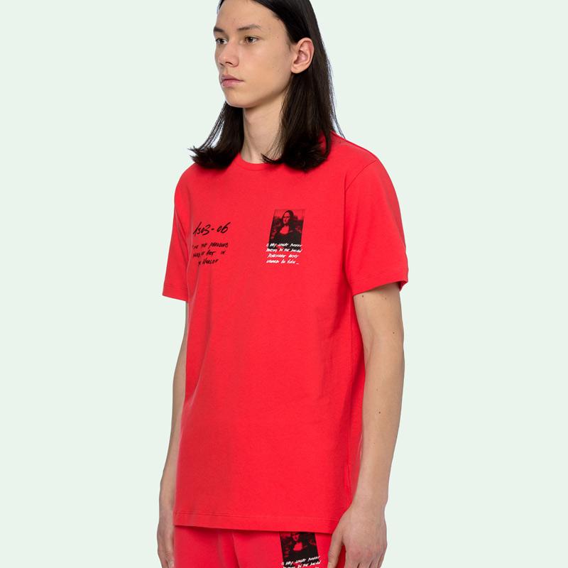 Off White Monalisa Tee T-Shirt Pria 