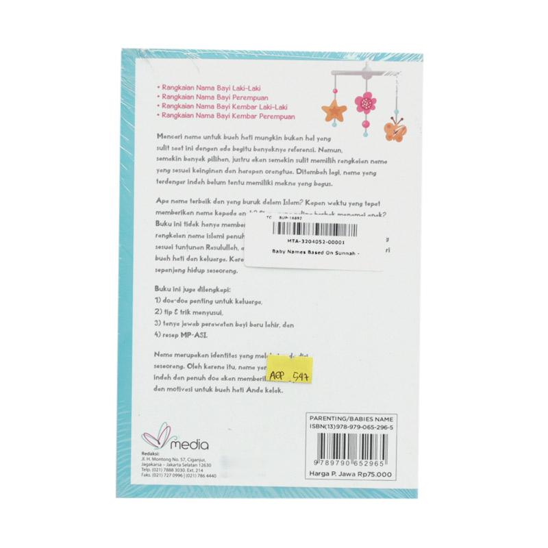 Jual Visi Media Baby Names Based On Sunnah Buku Menjadi Orang Tua Online Oktober 2020 Blibli Com