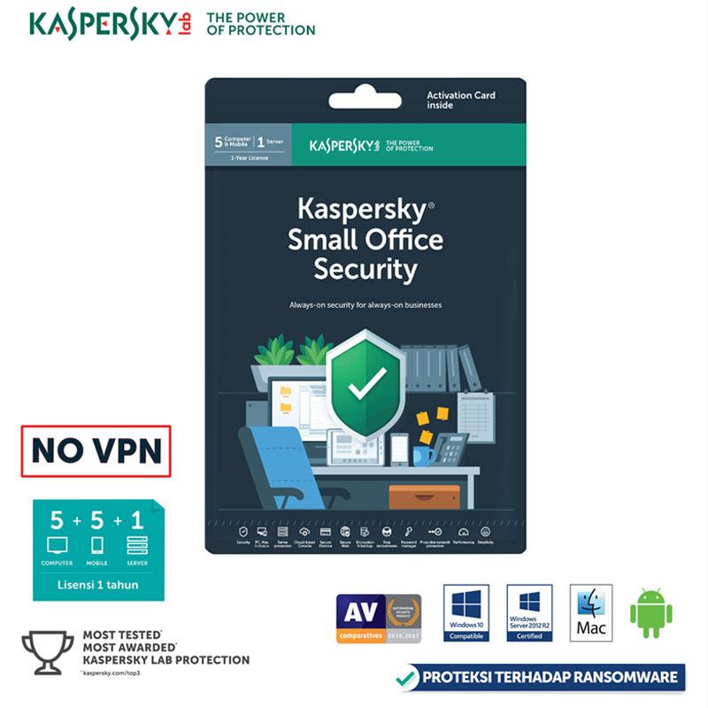 Jual Kaspersky Antivirus Small Officie Security 5+5+1 ...