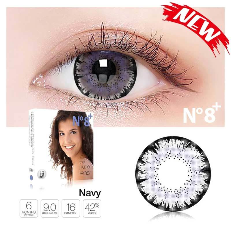 Jual Ice No 8 By Exoticon Softlens Navy Online April 21 Blibli