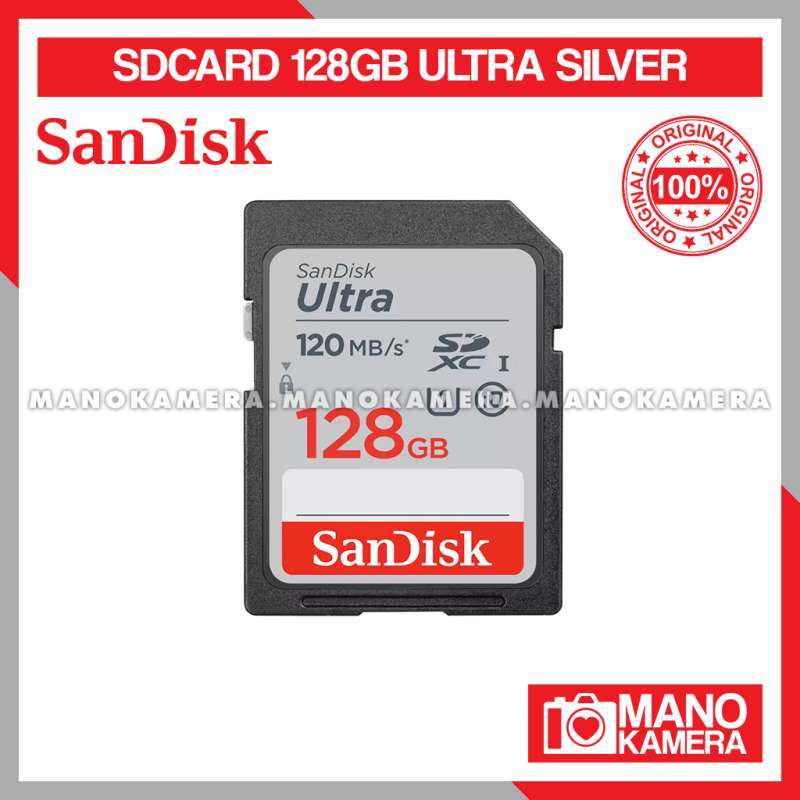 Memory Card Sandisk Ultra U1 SD Card 128GB Sandisk Ultra Class 10