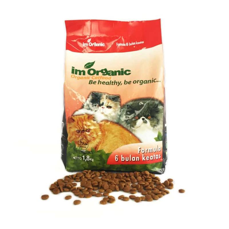 Jual Im Organic Formula Makanan Kucing 1 8 Kg 6 Bulan Keatas