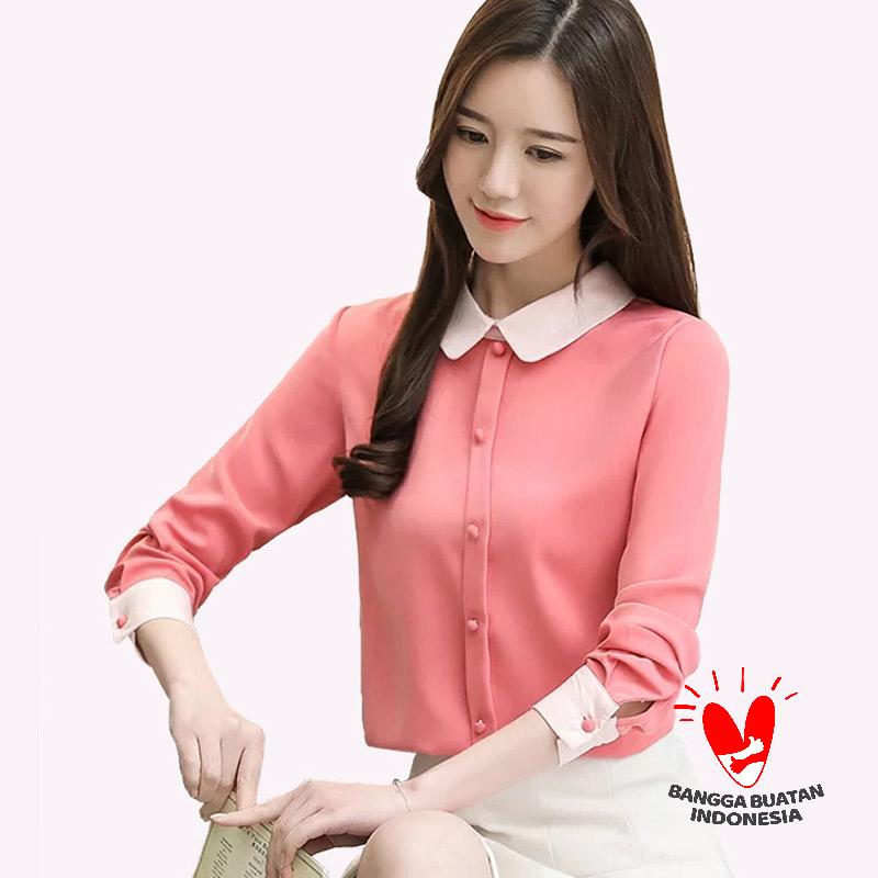 Jual Okechuku Kimichi Baju Atasan Wanita Blouse Wanita Online Mei