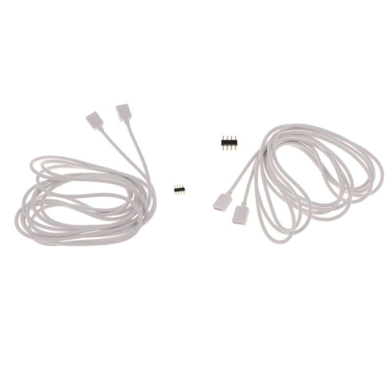 2x 4 pin led strip extension cable connector wire for 5050 3528 strip lights