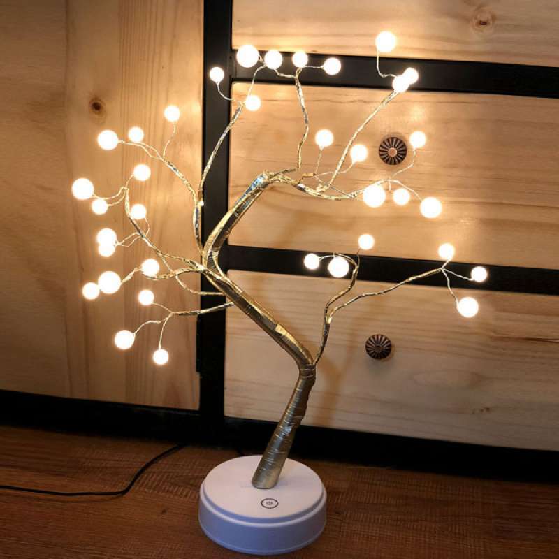 Jual Decorative Creative Pearl Tabletop Tree Light For Home Wedding Party Decor Online November 2020 Blibli