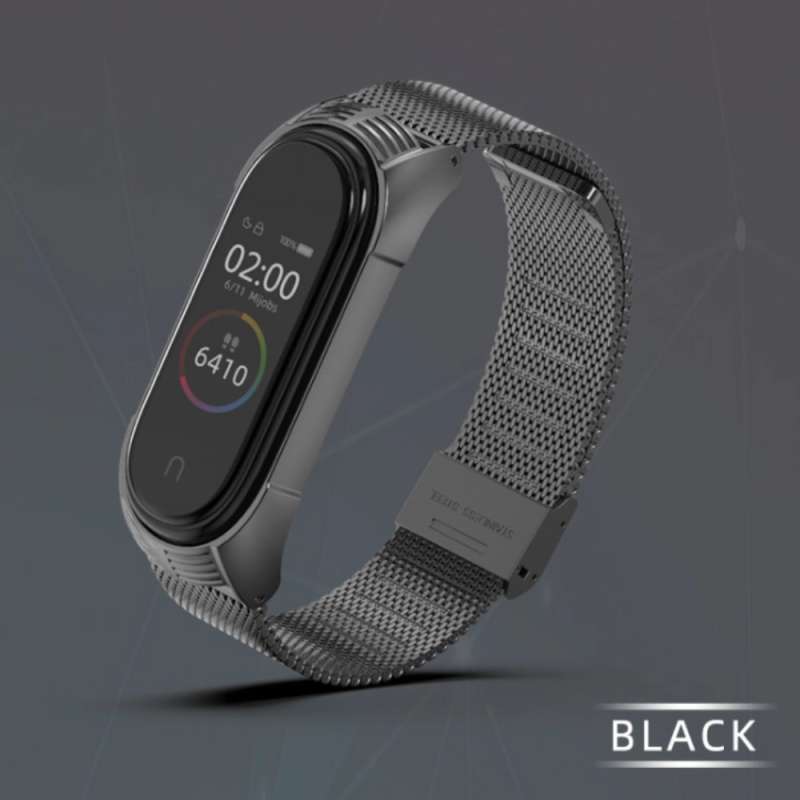 Jual Mijobs Miband 5 Milan Transformer Tf Stainless Steel Wrist Strap Xiaomi Mi Band 5 4 3 Milanese Online Oktober 2020 Blibli Com
