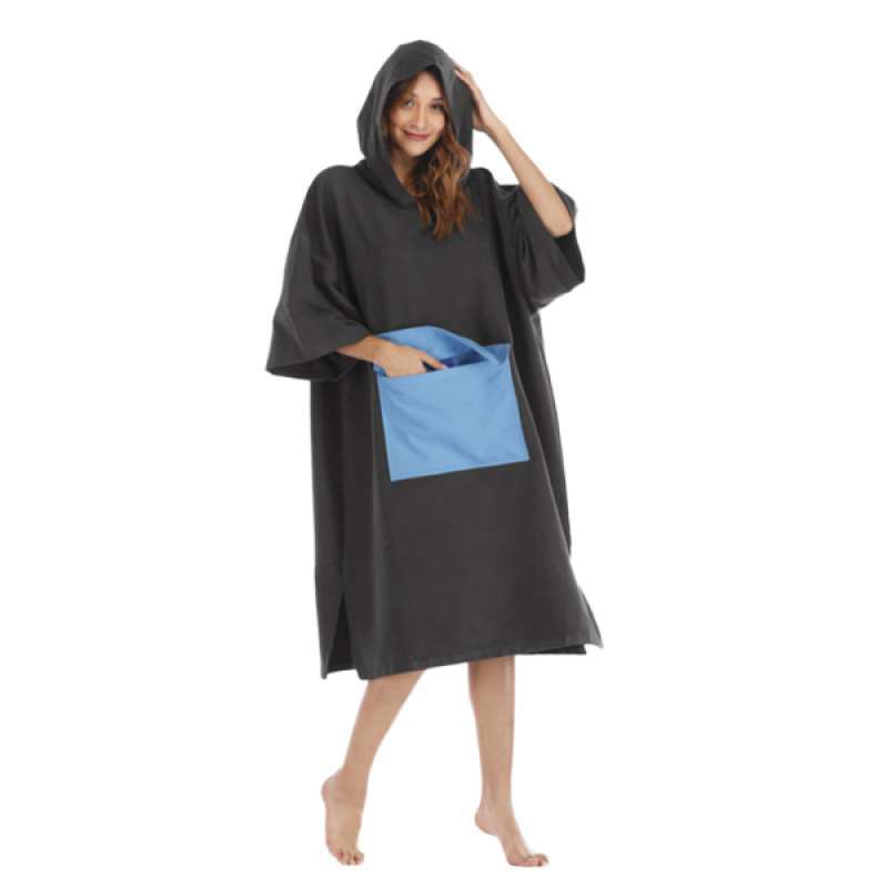 kids hooded beach poncho