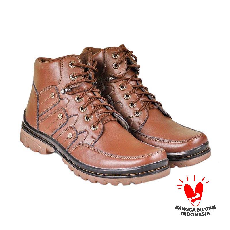 CBR Six HMC 516 Sepatu Boots Pria - Coklat