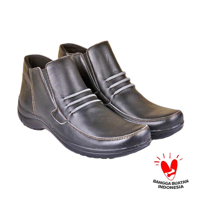 CBR Six HMC 517 Sepatu Boots Pria - Hitam