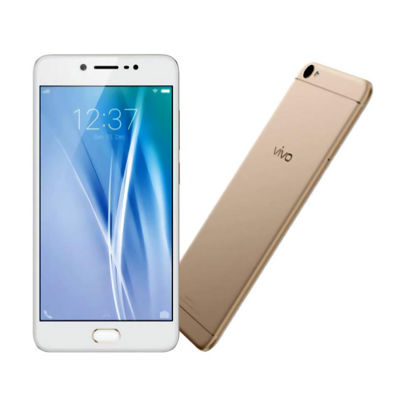 VIVO V5 Smartphone - Gold [32GB/ 4GB] Free Tongsis Cable