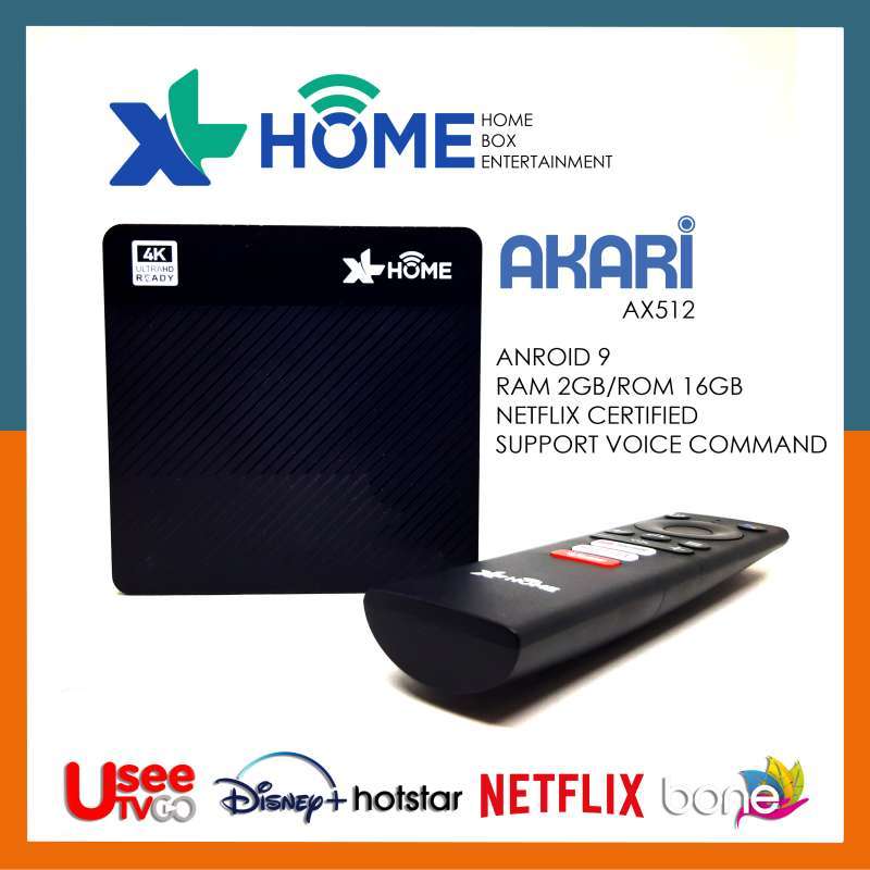 Jual Stb Android Tv Box Akari Ax512 Xl Home Ram 2gb Rom 16gb Google Certified Netflix Certified Free Netflix 1 Tahun Hitam Polos Di Seller Synergi Parabola Kota Cirebon Jawa Barat Blibli