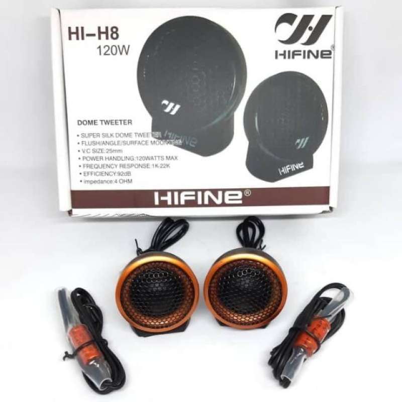 Jual Silk Dome Tweeter Hifine Hi H8 Online Februari 2021 Blibli