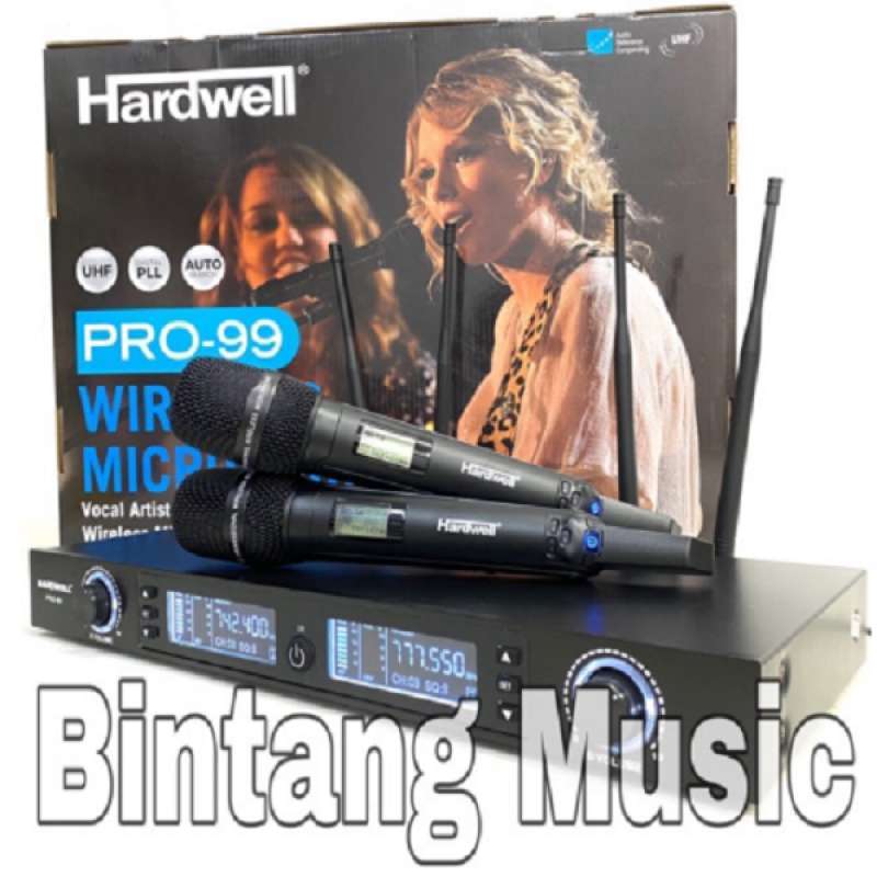 Jual Hardwell Pro 99 Mic Wireless Handheld Oiginal Murah Mei 2021 Blibli