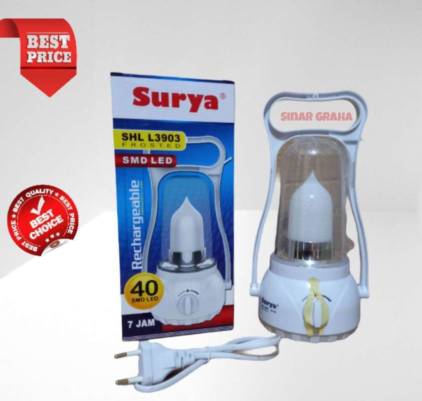 Jual Lampu Emergency Emergency Lamp Surya SHL L3903 FROSTED di
