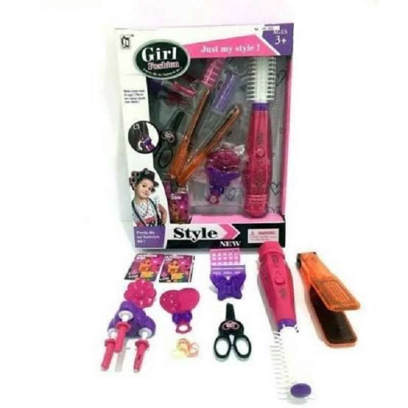 Jual Girl Fashion 0807 3 Mainan Anak Perempuan Salon Salonan Catok Rambut Murah Mei 2021 Blibli