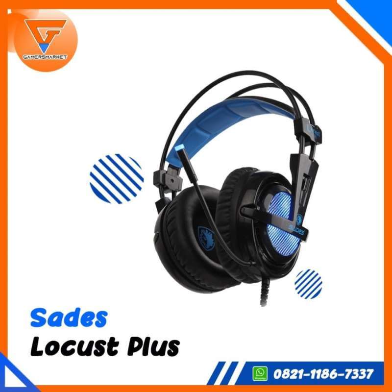 Jual Headset Gaming Sades Locust Plus RGB SA 904 di Seller V