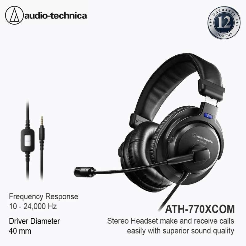 Jual Audio-technica Ath-770xcom Stereo Headset Black Di Seller