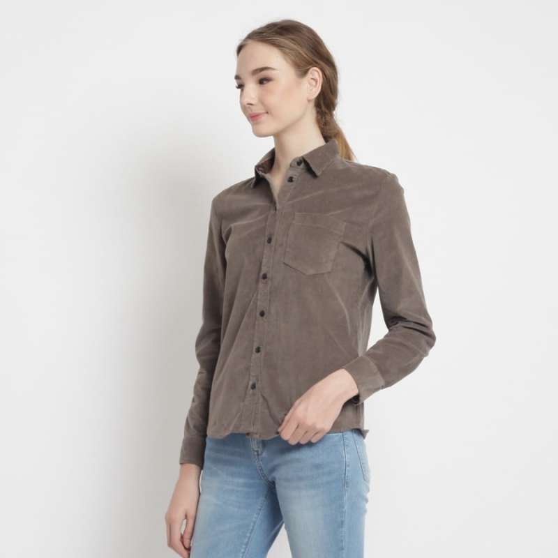 Jual Papperdine Jeans Cdr 01 Ladies Kemeja Wanita Lengan Panjang Corduroy Murah Mei 2021 Blibli