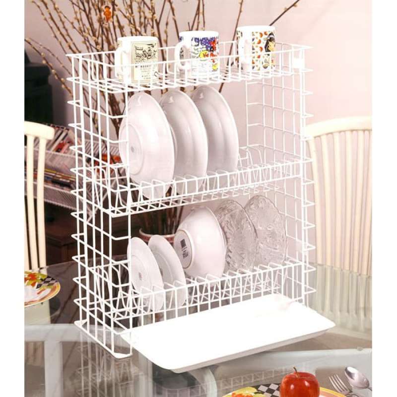 Jual Rak Piring Tarik 3 Susun Tatakan Modelin Kitchen Set Bawah Terbaru Juli 2021 Blibli