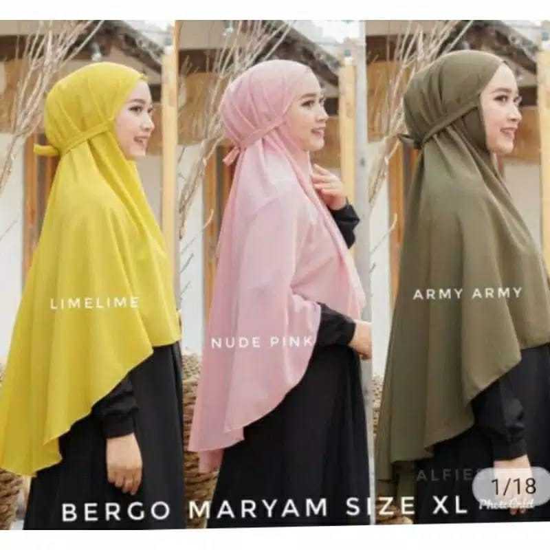 Jual Hijab Maryam Xl Maryam Jumbo Bergo Jumbo Hijab Instant Kekinian Hijab Ayana Hijab Murah Murah Mei 2021 Blibli