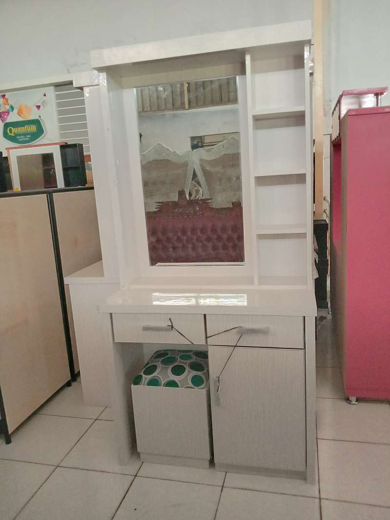 meja rias vanity table multiplek hpl