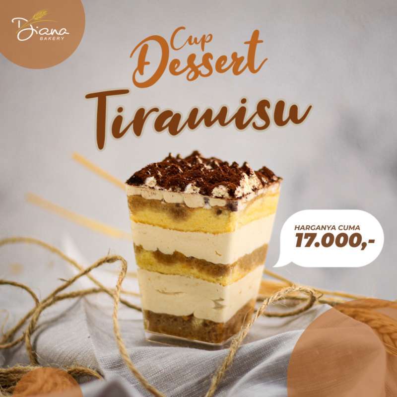 Jual Diana Bakery Cup Dessert Tiramisu Dessert Box Mini Tiramissu Kue Cup Kekinian Tiramisu Online April 21 Blibli