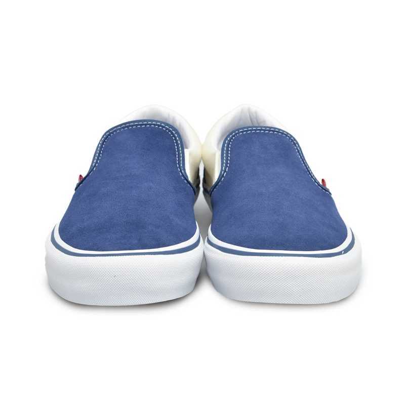 navy blue slip on vans