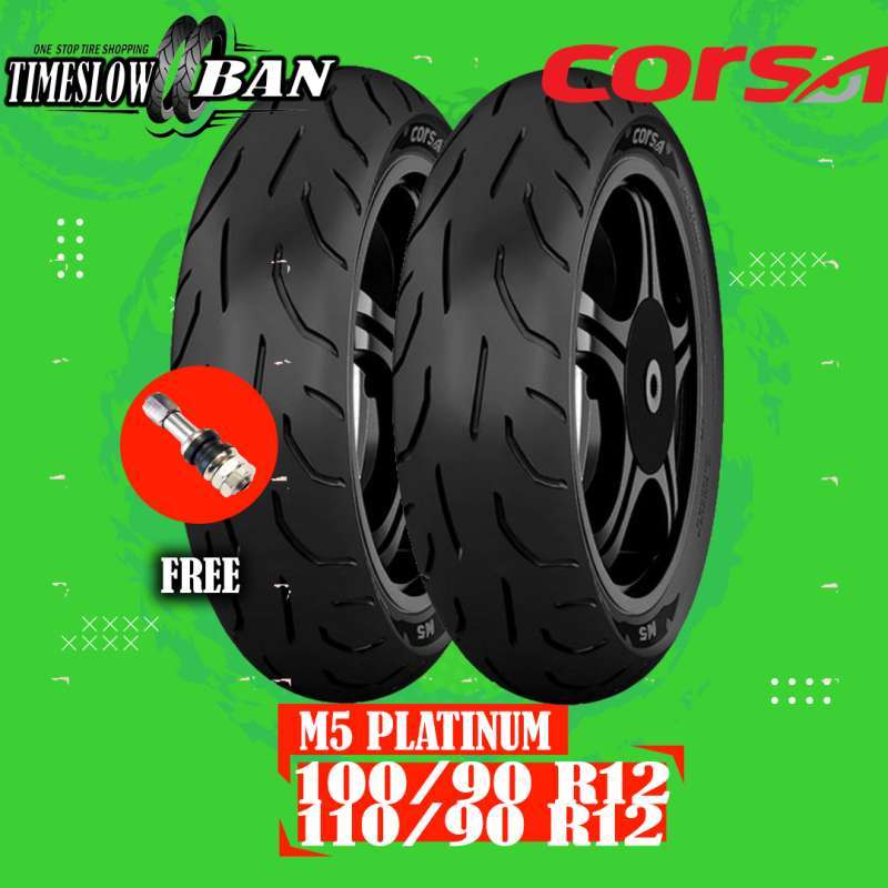 Jual Paket Ban Motor Honda New Scoopy Yamaha Freego Corsa M5 100 90 110 90 Terbaru Juni 2021 Blibli