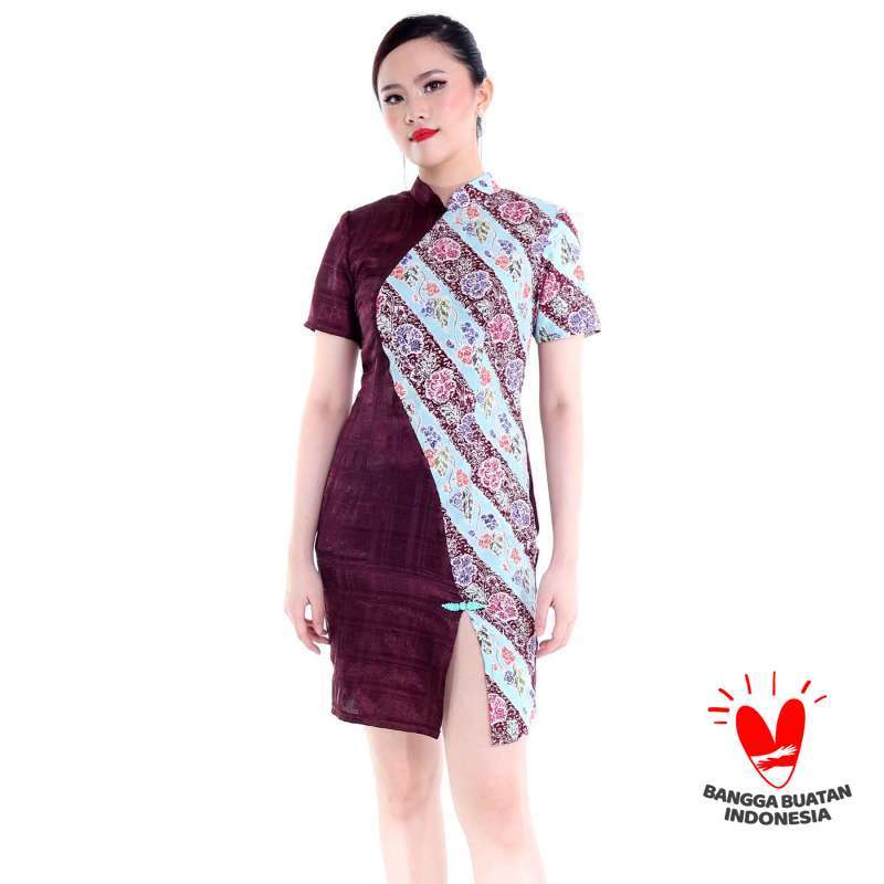 Batik sales model cheongsam