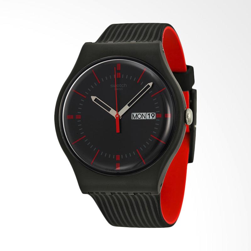 Jual Swatch Gaet Jam Tangan Pria Hitam SUOB714 di Seller Tri