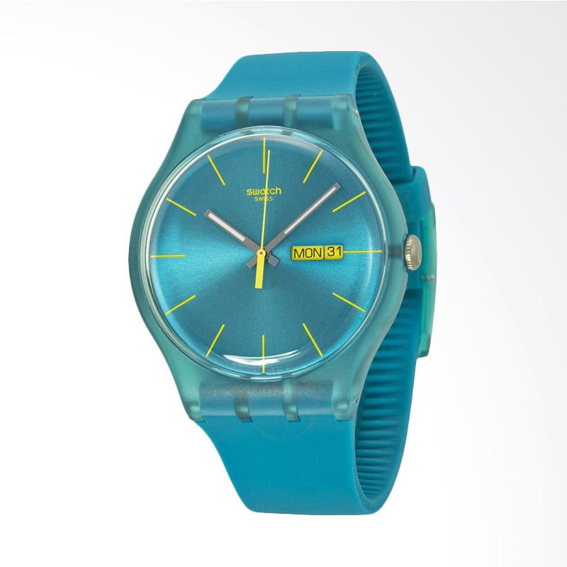 Swatch Turquoise Rebel Jam Tangan Pria - Tosca SUOL700