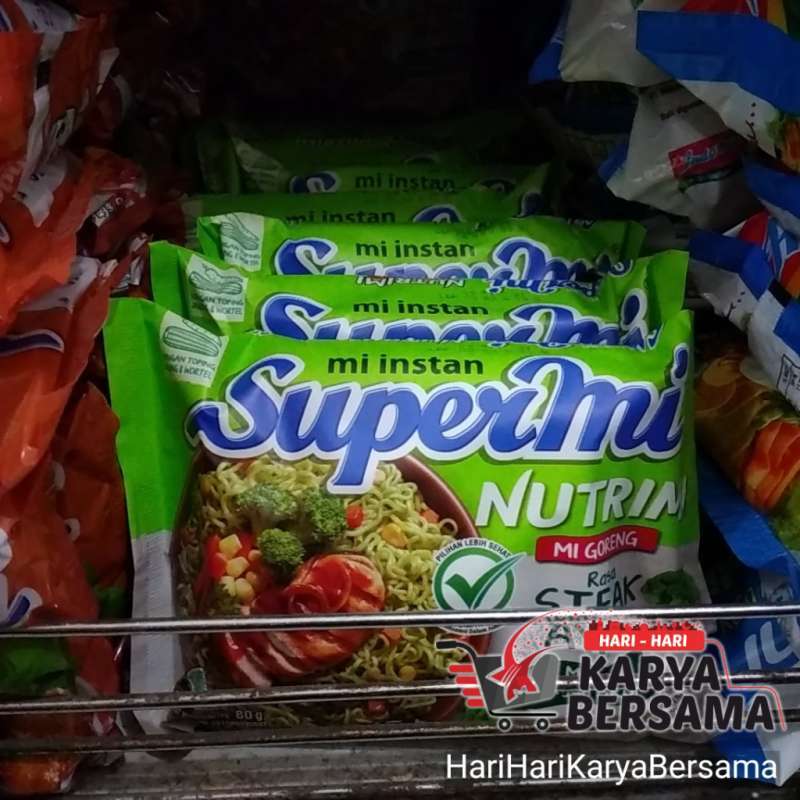 Mi Instan Supermi Nutrimi Mi Goreng Rasa Steak Ayam 80gr Terbaru Agustus 2021 Harga Murah Kualitas Terjamin Blibli