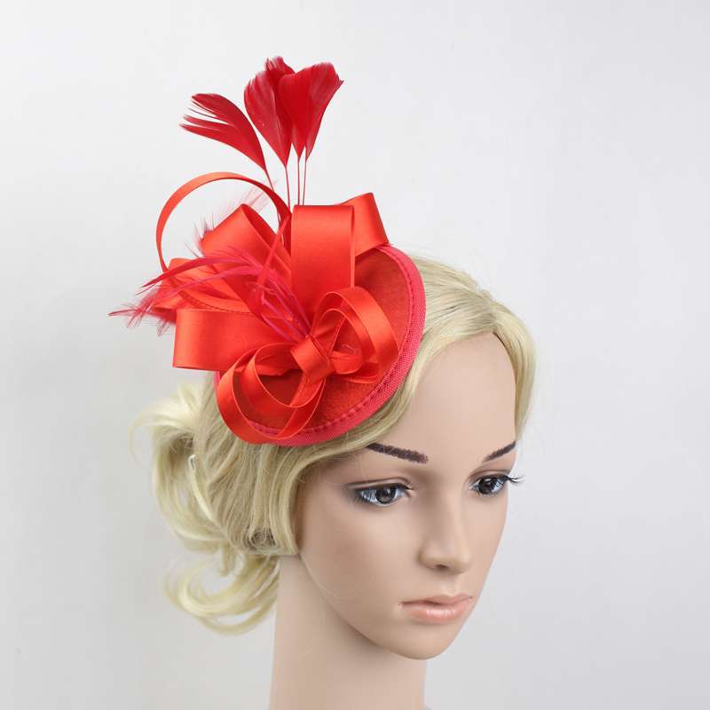 Promo Bride Wedding Feather Fascinator 